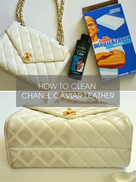 cream colored chanel bag|leather cleaner for chanel bags.